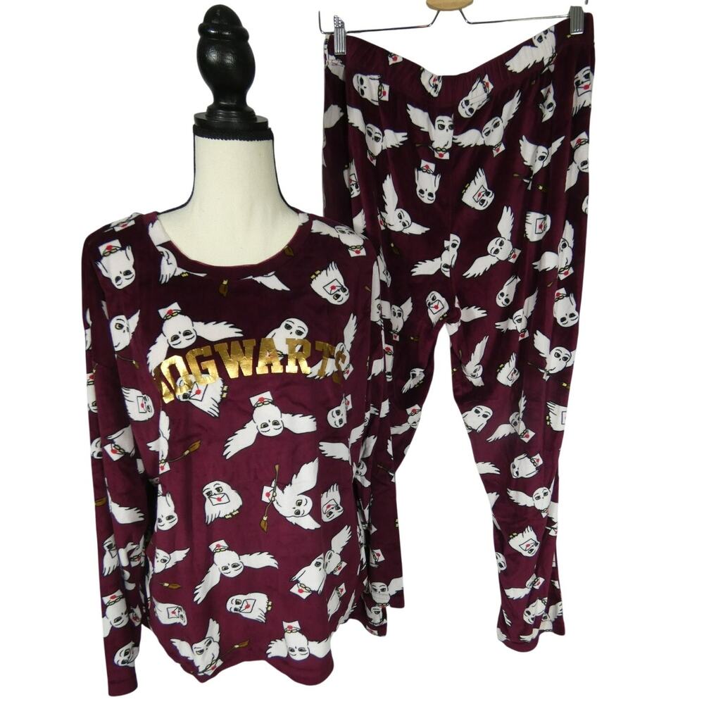 Harry Potter Wizarding World Women's L (12-14) Pajama Set Sleepwear Loungewear